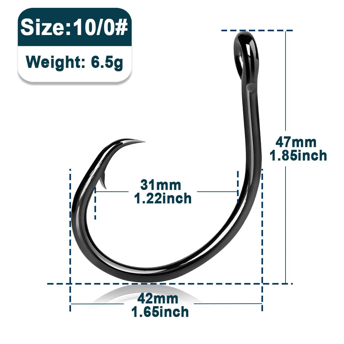 5X erősebb körhorgok, 25-50 db