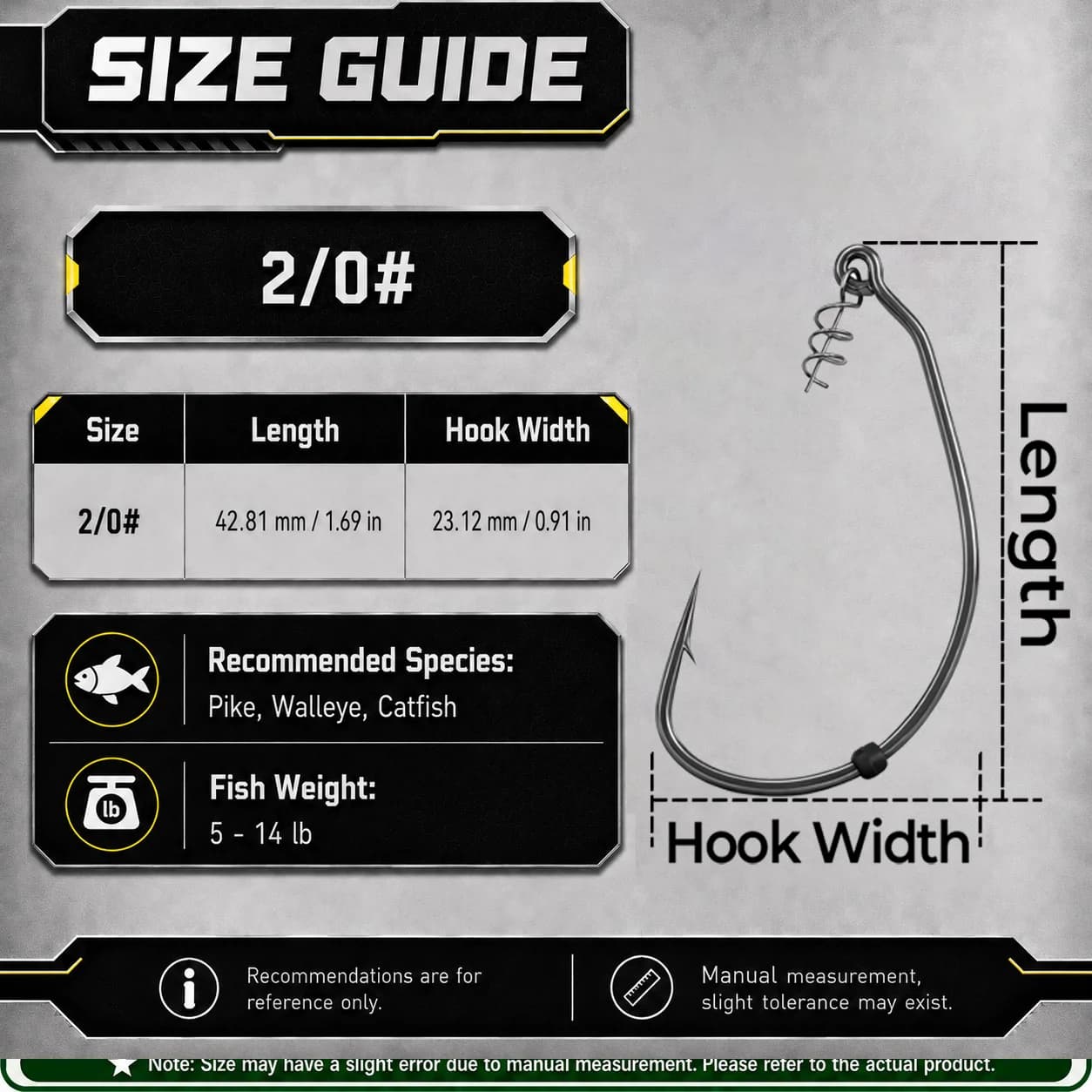 Extra széles résű gyommentes swimbait horog, 25 db-os csomag