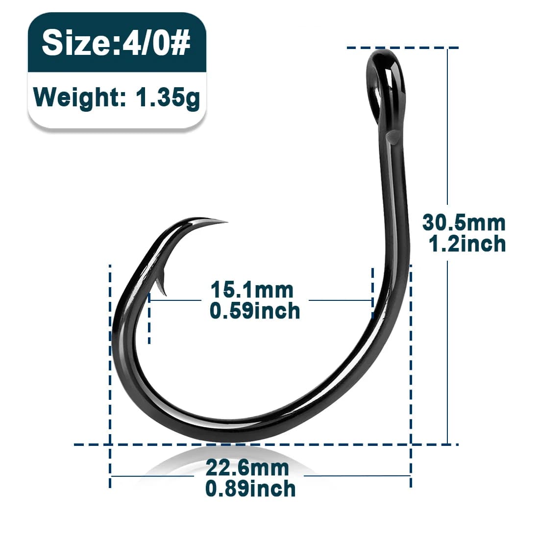 5X erősebb körhorgok, 25-50 db